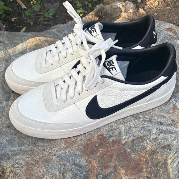 Nike Men's Cream and Black Sneakers - Picture 2 of 12